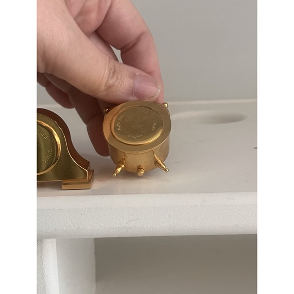 Vintage Set Of 3 Westclox Mini WB Looney Tunes Tweety Taz Collectible Clock - Picture 8 of 8